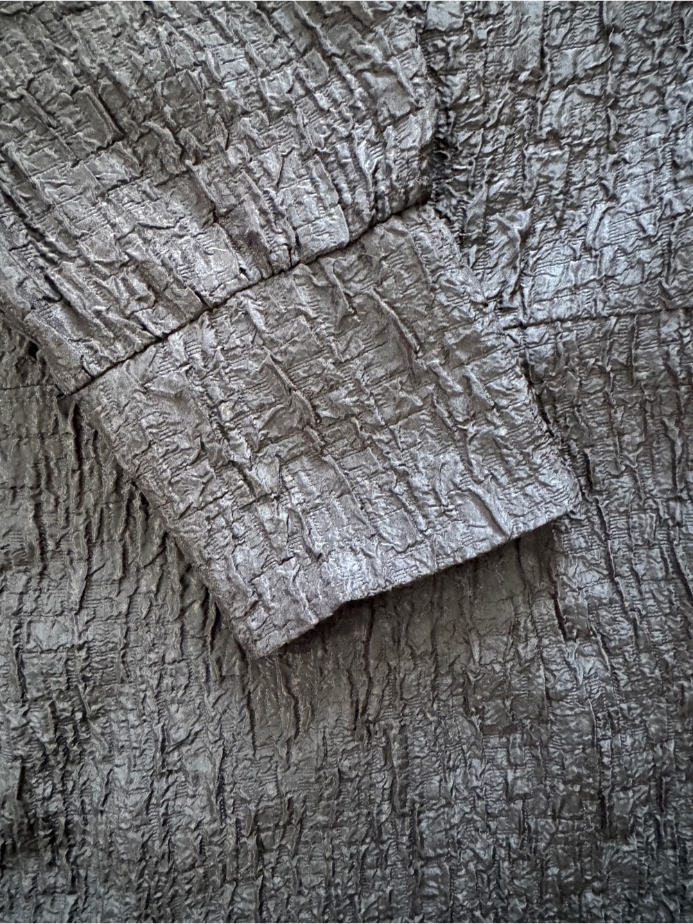 Zara Textured Ruffled Puff Sleeve Mini Dress - Picture 5 of 5